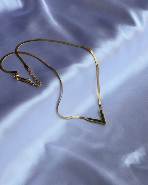 Chevron Charm Necklace