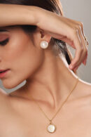 Shyla Pearl Ball Earring
