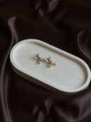 Elegance Knot Solitaire Earrings
