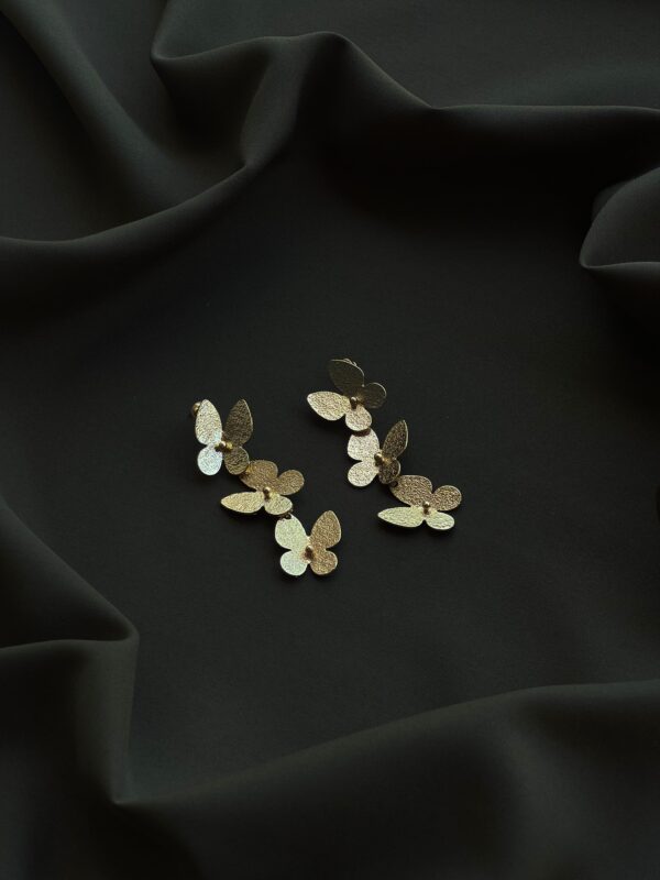 Shimmering Butterfly Anti Tarnish Earring - Image 2