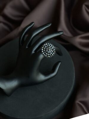 Shadow Luxe German Silver Ring