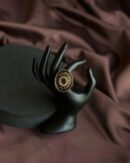 Old World Charm Golden Oxidized Ring