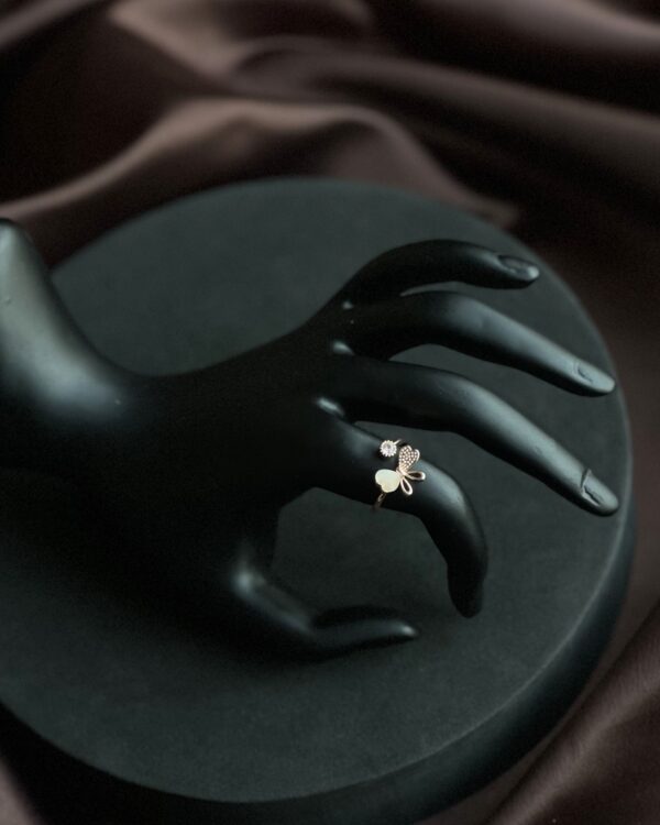 Whispering Wings Rose Gold Ring