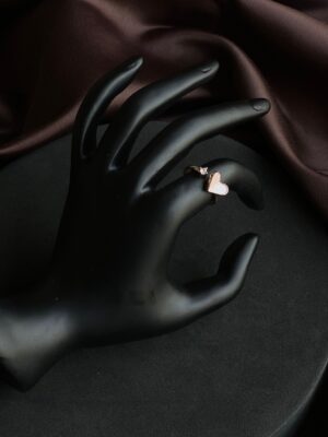 Soft Heart Rose Gold Ring