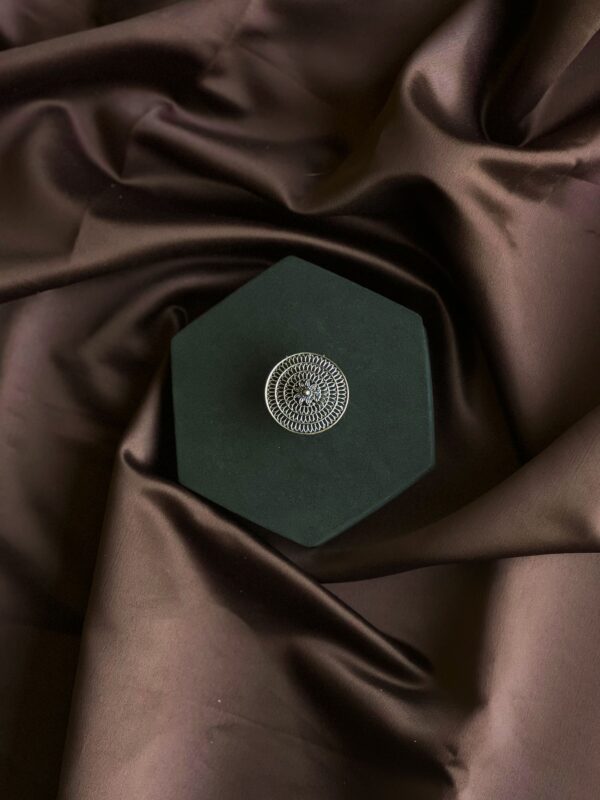 Midnight Edge Bold Oxidized Ring - Image 3