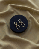 Glossy Knot Minimal Earrings