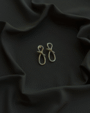 Glossy Knot Minimal Earrings