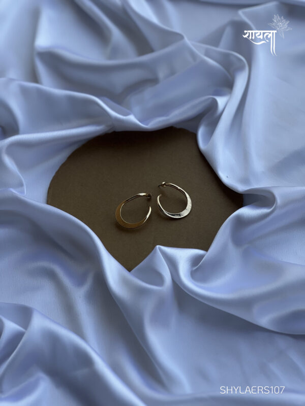 Golden Minimal Hoops - Image 4
