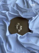 Raw Gold Button Earring
