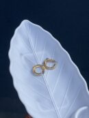 Silken Knot C-Shaped Minimal Earring