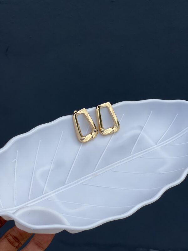 Polished Frame Earring - Image 2