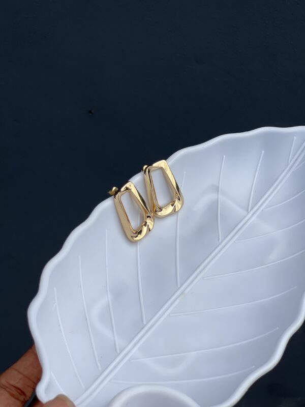 Polished Frame Earring - Image 3