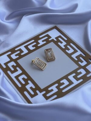 Rectangle Goldy Candy Earrings