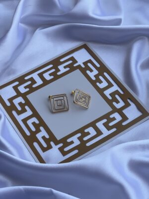Square Goldy Candy Earrings