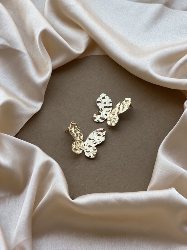 Metallic Butterfly Earring