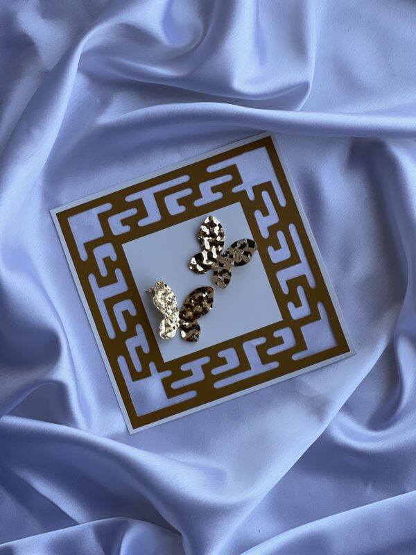 Metallic Butterfly Earring - Image 2