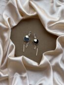 Solitaire Heart Long Earring