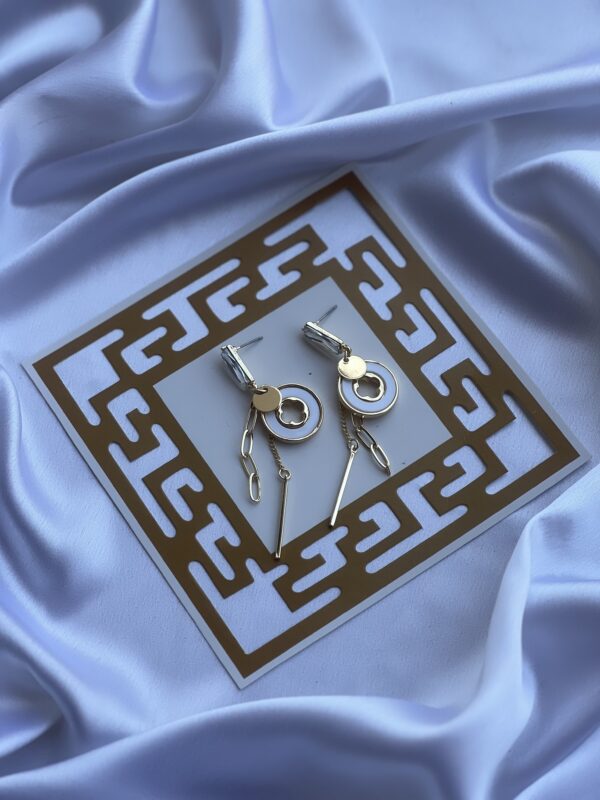 Minimal Charm Long Earring - Image 2
