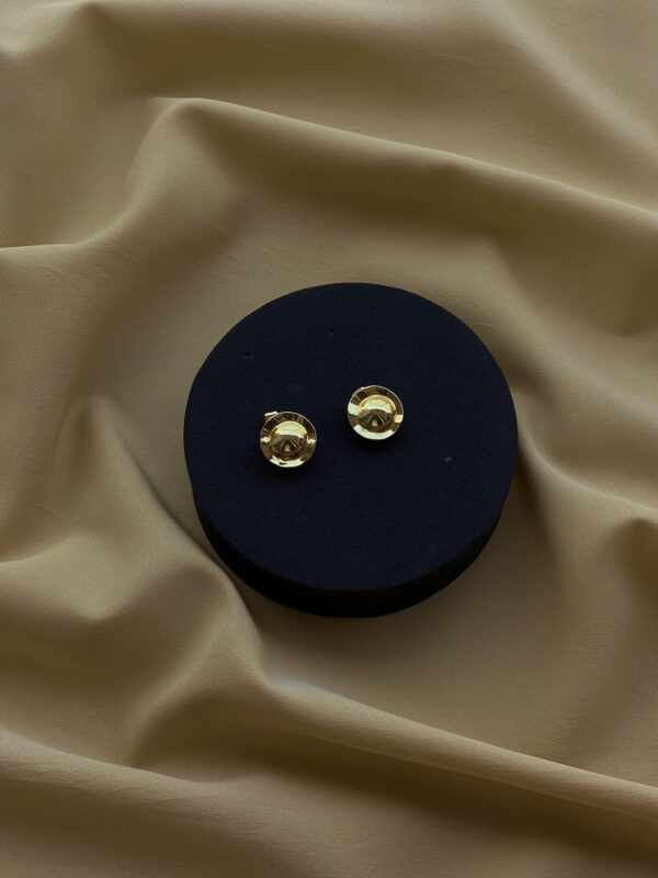 Glossy Button Anti Tarnish Studs - Image 3