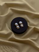 Duel Pearl Glossy Earrings