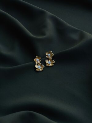 Shimmering Flowers Anti Tarnish Earring