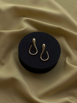 Dazzling Gold Hook Drop Earring
