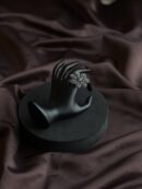 Eternal Flower Oxidized Ring
