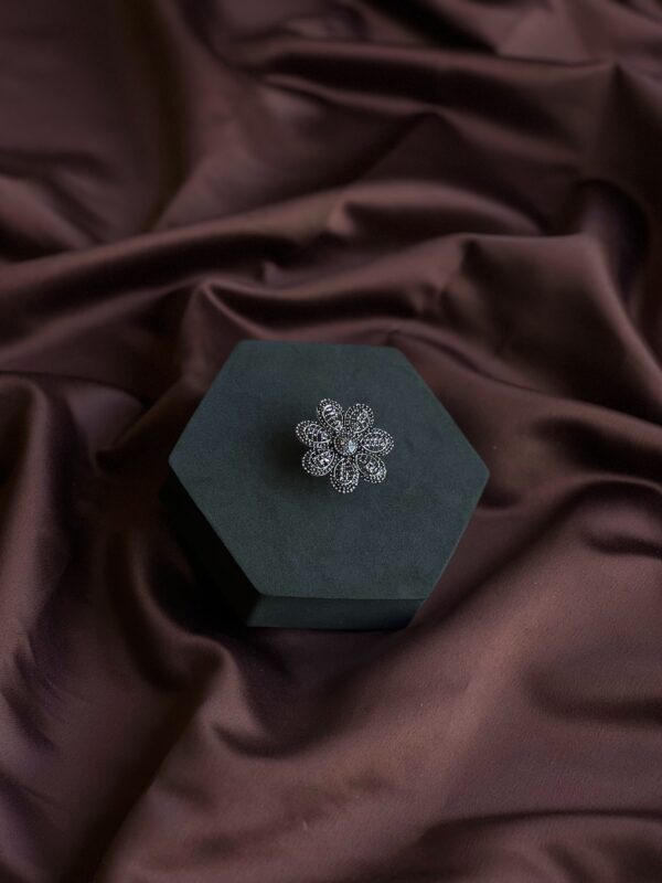 Eternal Flower Oxidized Ring - Image 5