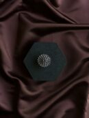 Dark Flower Bloom Oxidized Ring